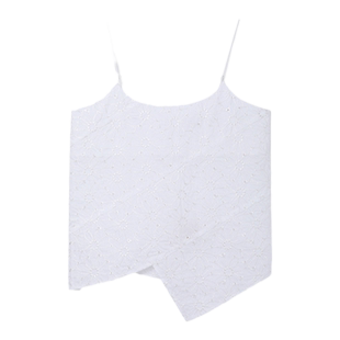 【MARCHEN】蕾虎气质简约百花美人吊带上衣装度假舒适女labelhood