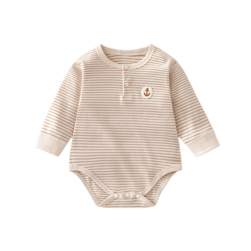 【撤柜专区】品牌专柜 婴儿包屁衣春秋纯棉三角哈衣爬服婴幼儿