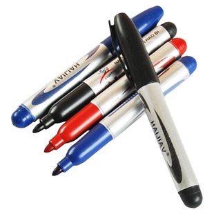 正品海佳牌油性单头擦不掉记号笔 马克笔 勾线笔 大头笔可加墨水