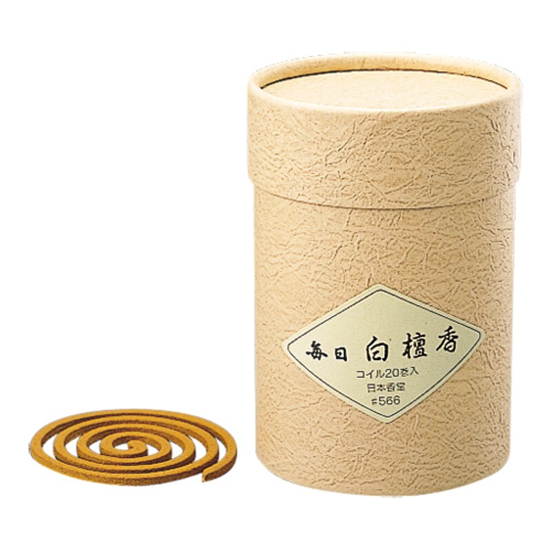 环日白檀香盘香/环香20盘日本