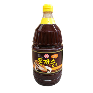 韩国不倒翁炸猪排酱2.1kg猪排沙司 韩式猪扒照烧汁日式猪排蘸酱