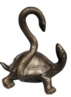 黄铜家居工艺摆件龟蛇玄武
