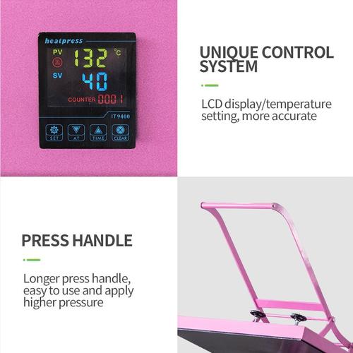 80*100cm手动大面积烫画机t恤印花机鼠标垫MHP01大面积热转印设备