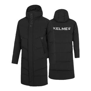 卡尔美羽绒棉短款男女棉服大衣加厚过膝足球运动冬训儿童长款外套