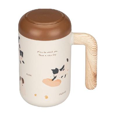 摩登主妇陶瓷内胆礼物茶水分离杯