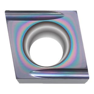 七彩金属陶瓷数控内孔精车刀片CCGT060202/09T304L-U外圆菱形刀粒