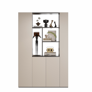 入户玄关柜鞋柜一体门厅隔断柜进门客厅双面置物柜定制边柜储物柜