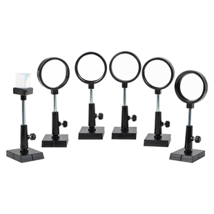 物理光学实验凸透镜凹透镜凸面镜凹面镜三棱镜及支架套装光学实验曲面镜透镜棱镜镜片初中物理小学科学