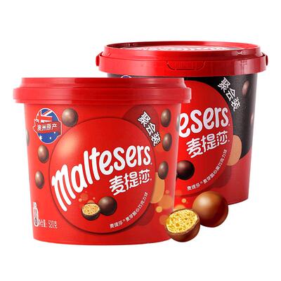 德芙提莎520g*2桶装麦丽素