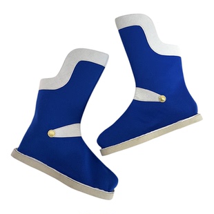 神兵小将东方铁心cos鞋动漫cosplay鞋子蓝色长筒靴高还原度演出鞋