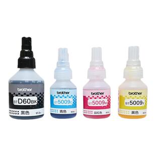 原装兄弟D60BK黑色墨水BT5009彩色BT6009BK DCP-T300 T500W 700W T800W T420 520 720MFC- 4000 4500连供墨水