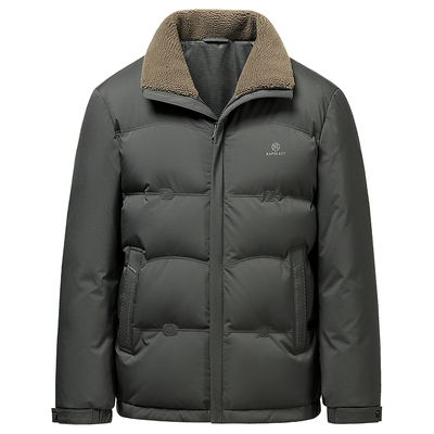 鸭鸭中老年爸爸羽绒服冬季加厚