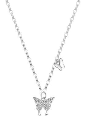 LNIEER999足银女爆款蝴蝶项链