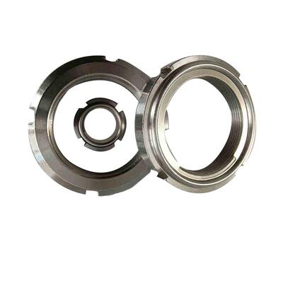 精密u型开槽全金属自锁圆螺母