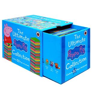 送音频50册全套装小猪佩奇英文绘本原版 peppa pig动画片图画英文书 儿童英语启蒙故事书 幼儿粉红猪小妹佩佩猪宝宝早教益智读物