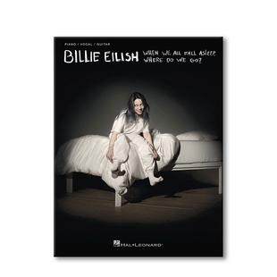 比莉 睡着之后我们会去哪里 声乐吉他和钢琴 海伦德原版乐谱书 Billie When We All Fall Asleep Where Do We Go HL00295684