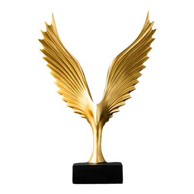 雄鹰大鹏展翅摆件轻奢高档酒柜