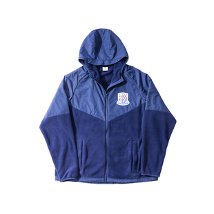 【官方】上海申花足球俱乐部2026年新款藏青色全拉链抓绒衣外套