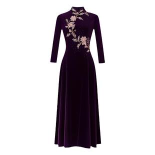 名兰世家喜妈妈高端婚宴礼服旗袍新中式宴会连衣裙子喜婆婆婚礼装