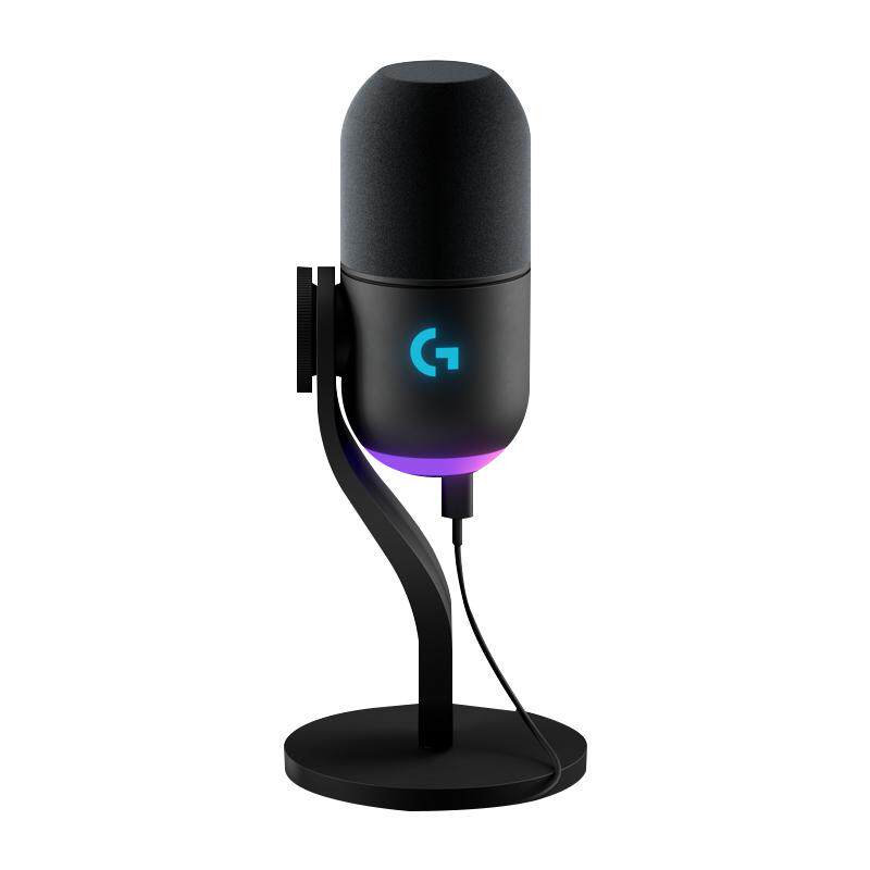 罗技Blue Yeti GX动圈RGB游戏麦克风主播k歌录音开黑直播收音拆包