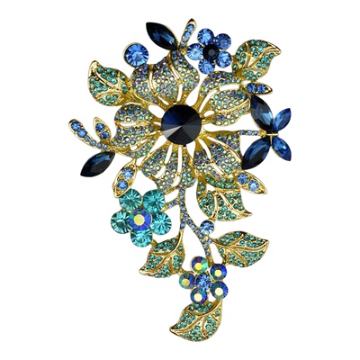 2026新款欧风夸张花朵胸针