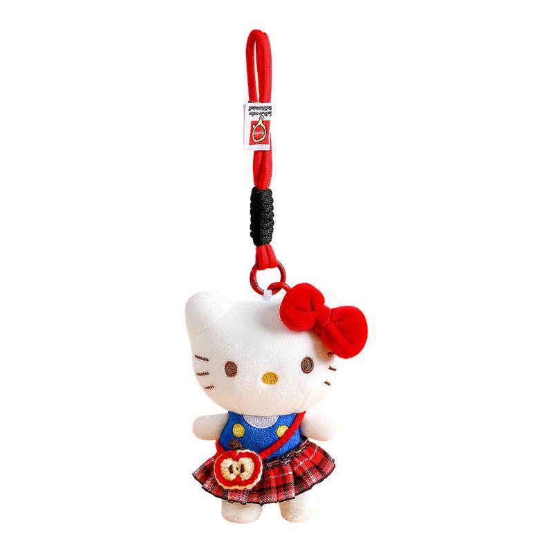 正版hellokitty凯蒂猫哈喽kitty猫包包挂件毛绒公仔书包挂饰玩偶