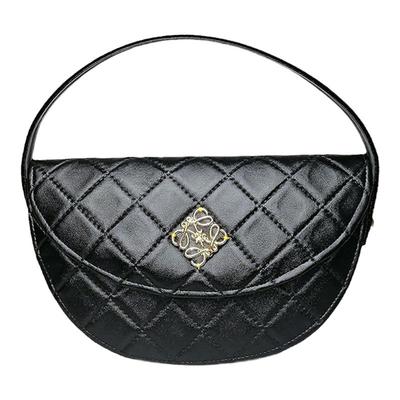 单肩斜挎链条菱格复古风手提包包