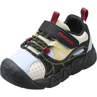 牧童儿童运动鞋春秋撞色童鞋地球合伙人男童轻便软底休闲跑步鞋女