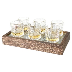 中式冰川纹一两杯家用白酒杯烈酒杯一口杯高颜值酒盅烈酒杯50ml-