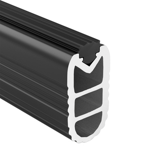 衣柜挂衣杆顶装u型衣通纵向竖向横杆柜内薄柜伸缩阳台抽拉衣架杆