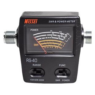 NISSEI 台湾纳胜 RS-40 SWR驻波表功率计 RS40 200W大功率 UV双段
