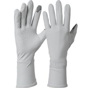 户外中长款防暴晒手套女黑胶防紫外线男轻薄透气遮光遮热骑行开车