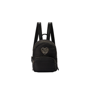 Love Moschino  女士黑色心形珐琅双肩包