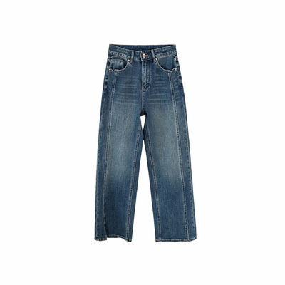 大长腿既视感！！窄版直筒牛仔裤