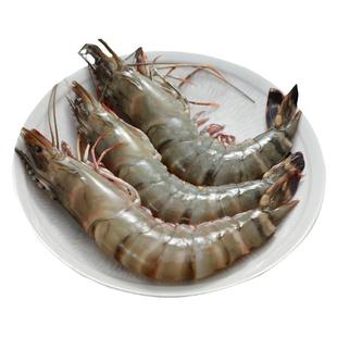 【Arviefresh】越南生冻超大黑虎虾新鲜2盒虾滑冷冻大青明虾草虾