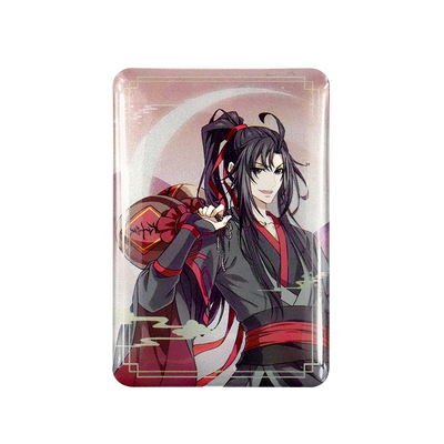 魔道祖师方形反光吧唧徽章