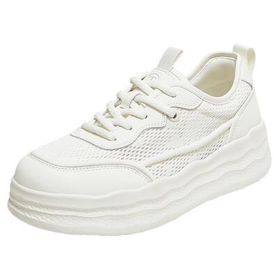 TATA他她女鞋新款小白鞋时尚休闲鞋通勤百搭板鞋厚底鞋子CWV01BM5