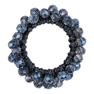 铂瑞珥新款巴黎王妃时尚气质日常百搭高弹力发绳精致仿水晶石饰品