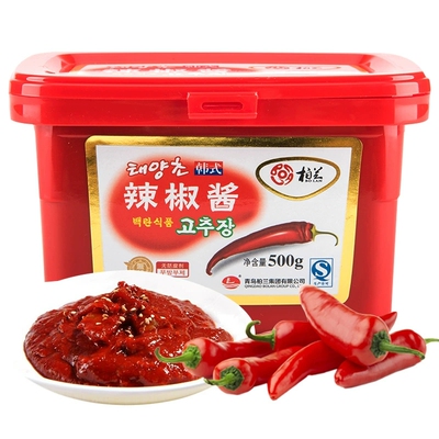 韩式辣椒酱柏兰盒装韩式辣酱青岛