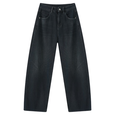 弯刀牛仔裤女秋冬2025新款