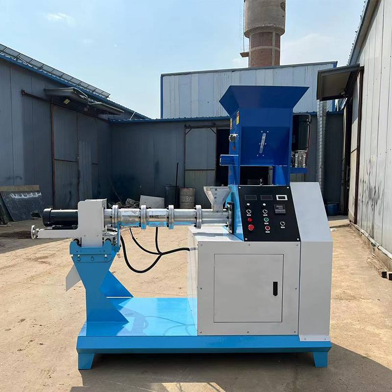 家用猫粮狗粮饲料膨化机 设备宠粮饲料膨化机水产鱼食浮水料颗粒