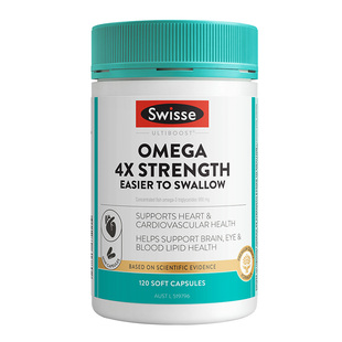 Swisse斯维诗四倍深海rTG鱼油omega3高浓度胶囊中老年人dha记忆力