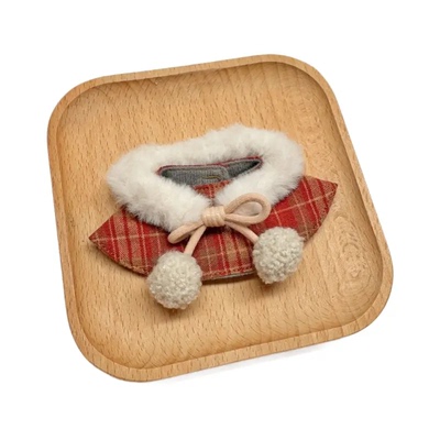 10-20cm秋冬斗篷公仔毛料娃娃玩