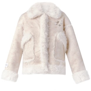 【现货】易碎商店·顶流烦恼大女主的松软质感皮毛一体毛绒外套冬