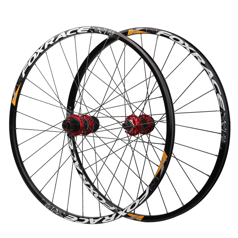 FOXRACE弗克瑞斯F3山地自行车轮组27.5 26寸碟刹120响碳纤维花鼓