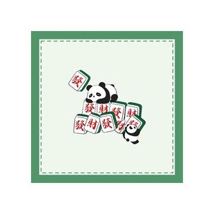 麻将桌垫加厚静音手搓打牌桌垫正方形四方桌布掼蛋扑克专用垫子