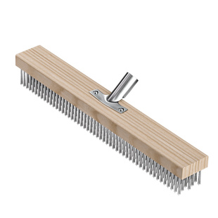 不锈钢钢丝刷地板刷子青苔清除工具刷地钢刷铁刷子长柄清洁刷地刷