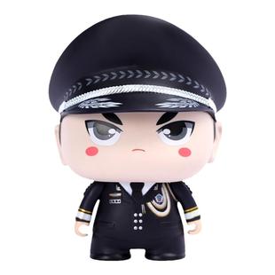 蜀黍家警察公仔公安手办二代礼服人偶玩偶叔叔礼物装饰品车载摆件