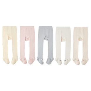 五朵棉宝宝连裤袜冬季加厚加绒打底裤婴儿a类大pp高弹不勒保暖裤