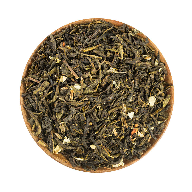 浓香茉莉绿茶茉莉香尖柠檬茶奶茶